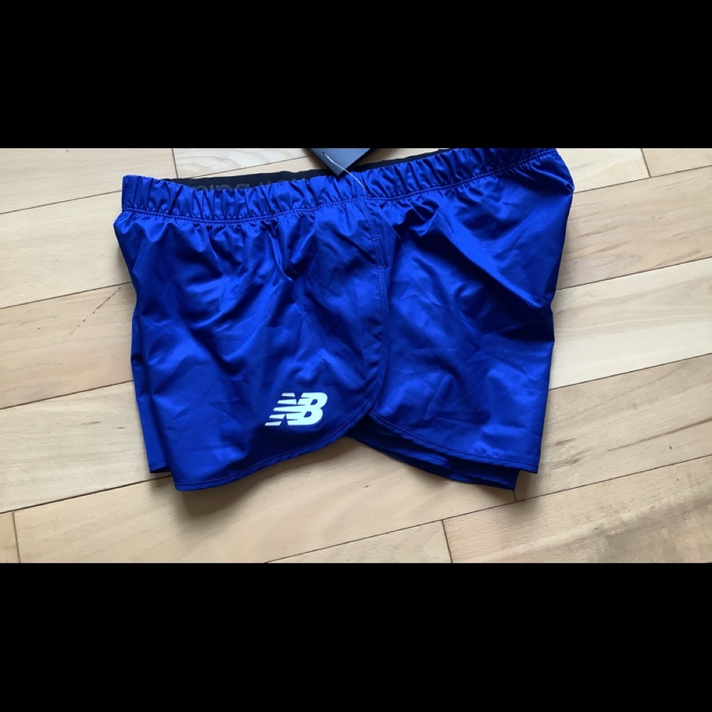 New Balance men’s blue split short size medium
